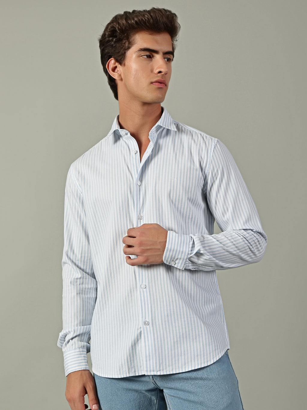 Sky Blue Striped