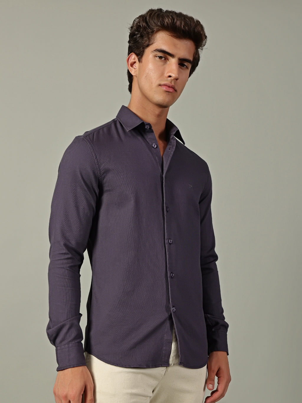 Purple Plain Shirt