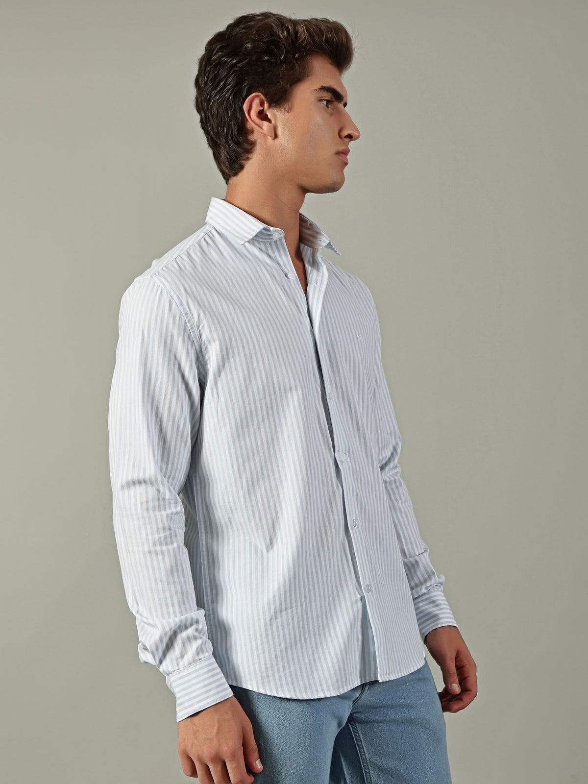 Sky Blue Striped