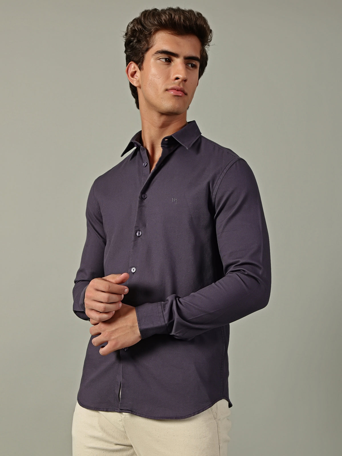 Purple Plain Shirt