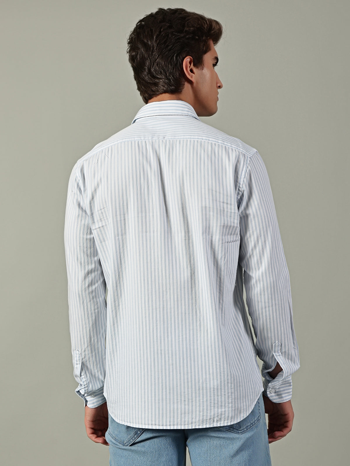 Sky Blue Striped