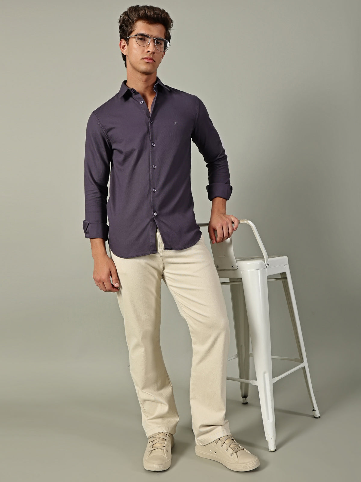 Purple Plain Shirt