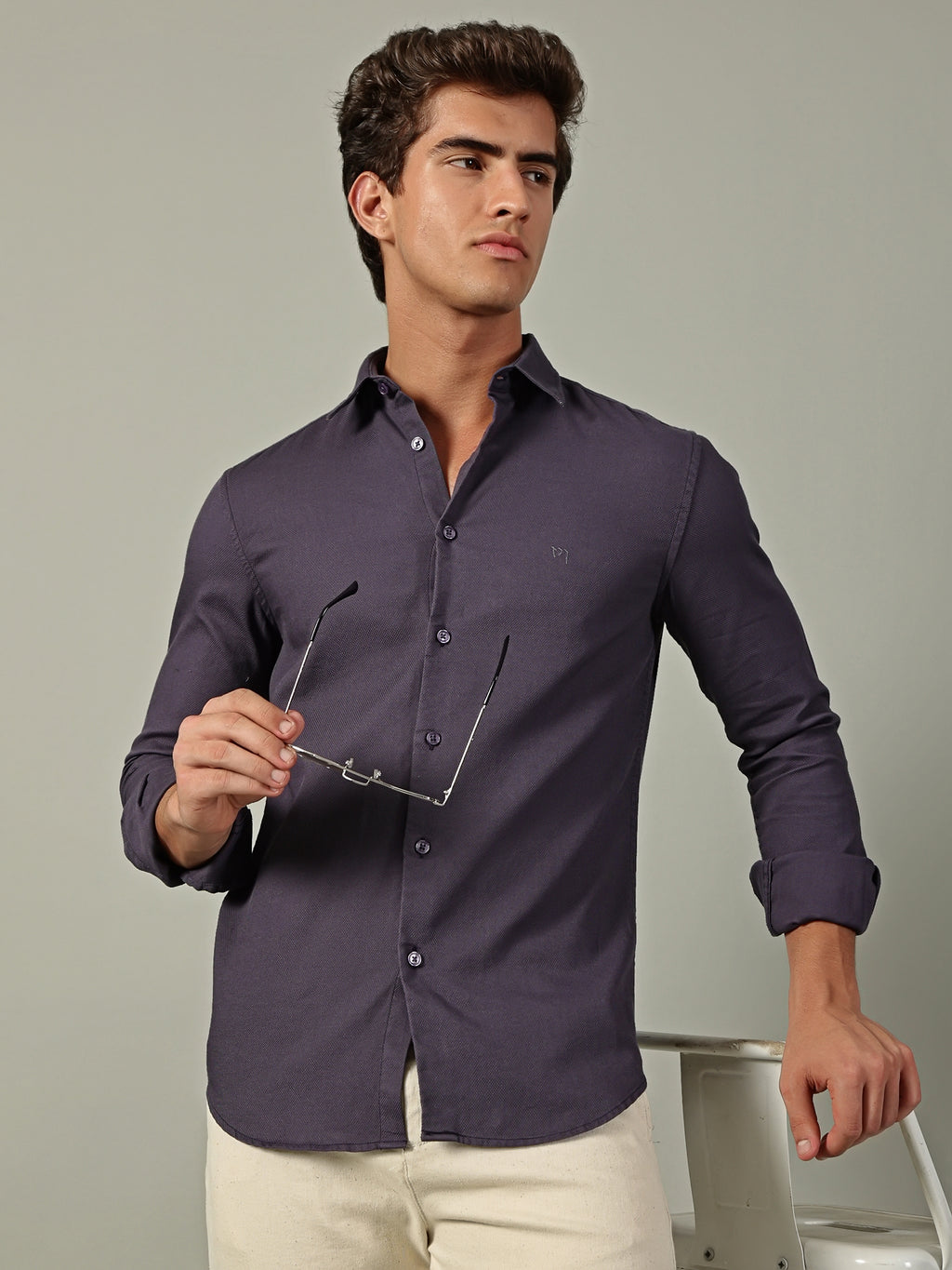 Purple Plain Shirt