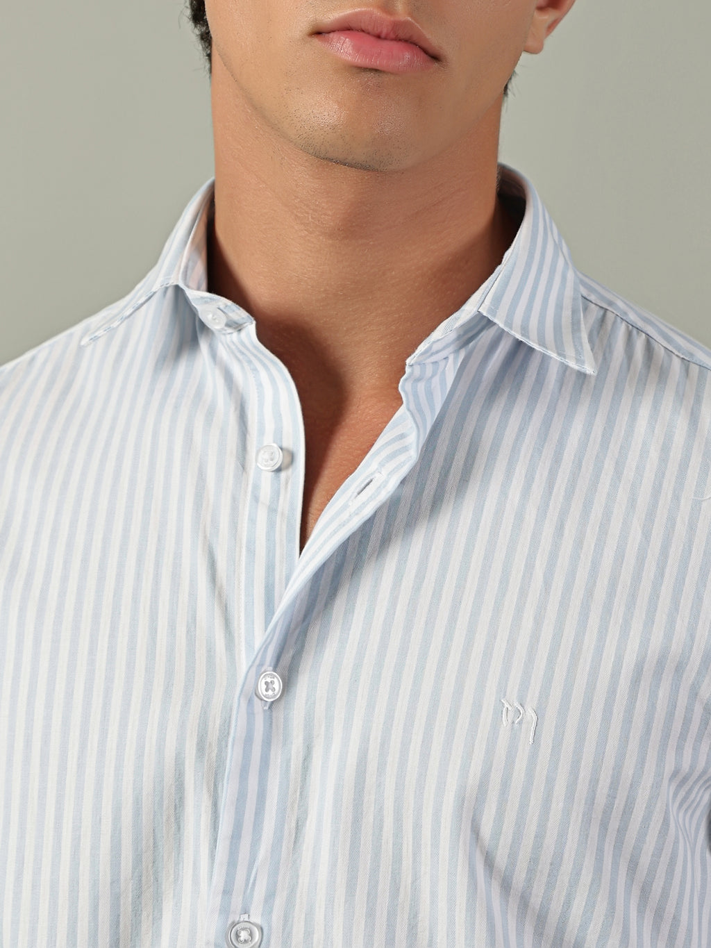 Sky Blue Striped